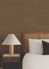Ronald Redding Designs Multicolored Hemp Brown Wallpaper