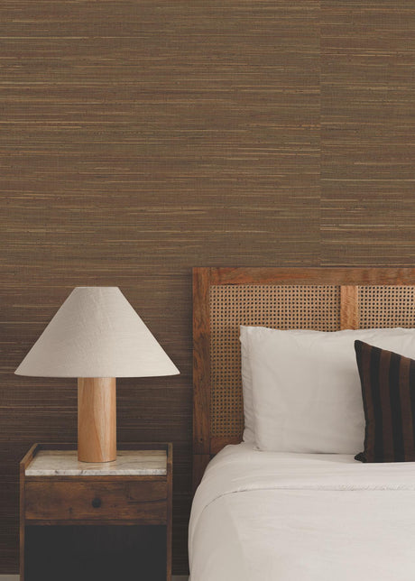 Ronald Redding Designs Multicolored Hemp Brown Wallpaper