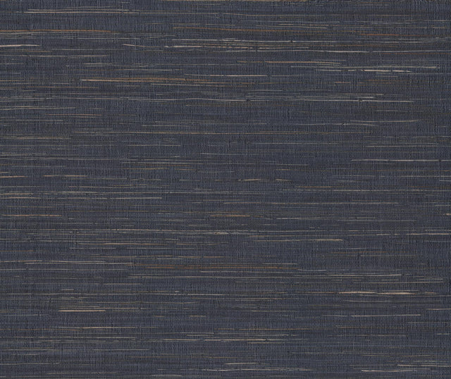Ronald Redding Designs Multicolored Hemp Navy Wallpaper