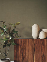 Ronald Redding Designs Jute Weave Moss Wallpaper