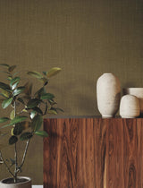 Ronald Redding Designs Jute Weave Mustard Wallpaper