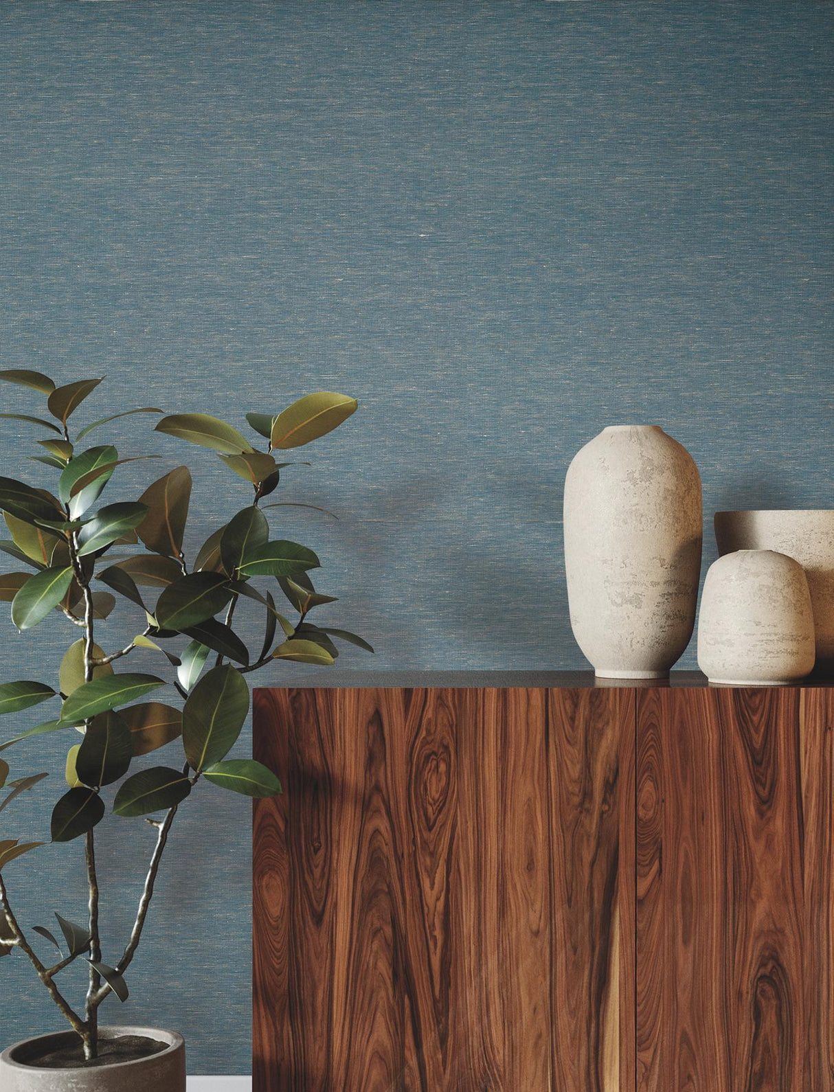 Ronald Redding Designs Linen Levels Mediterranean Wallpaper