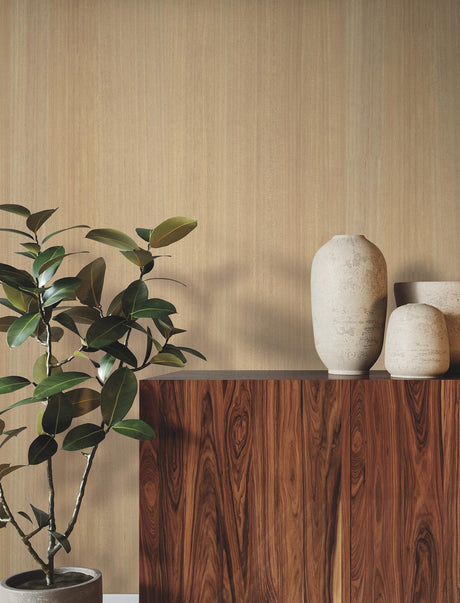 Ronald Redding Designs Wood Veneer Honey Wallpaper