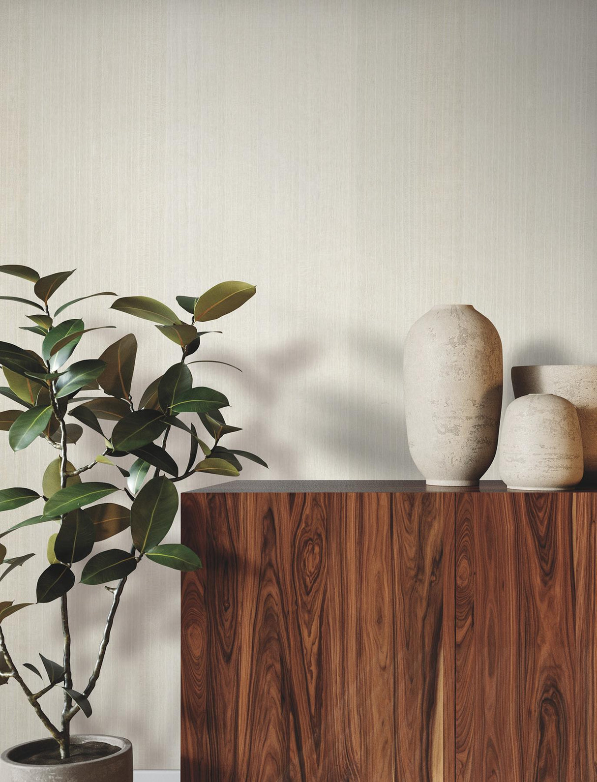 Ronald Redding Designs Wood Veneer Magnolia Wallpaper
