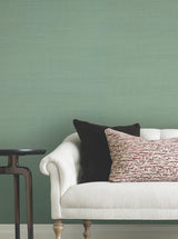 Ronald Redding Designs Maguey Sisal Seafoam Wallpaper
