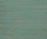 Ronald Redding Designs Multicolored Hemp Aqua Wallpaper