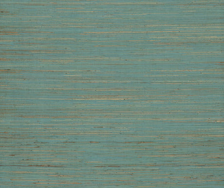 Ronald Redding Designs Multicolored Hemp Aqua Wallpaper