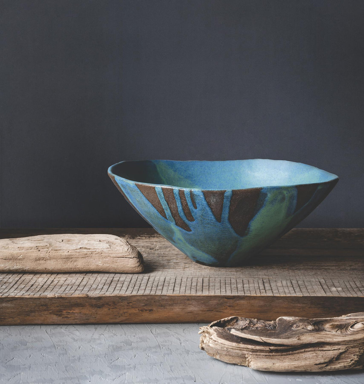 Ronald Redding Designs Vegan Suede Dark Slate Wallpaper