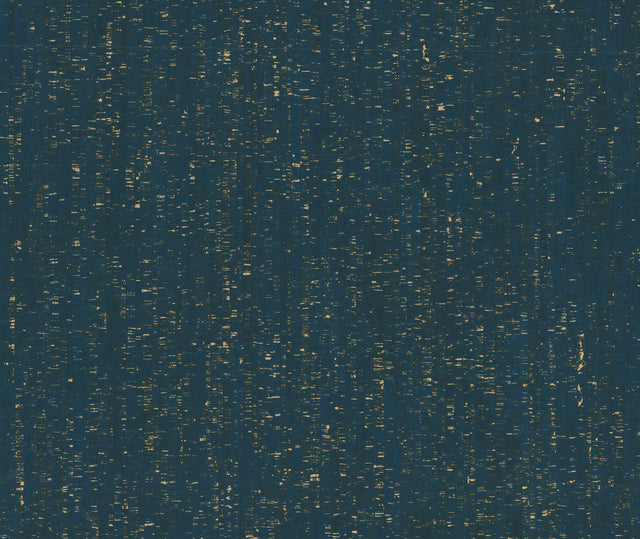Ronald Redding Designs Caldera Cork Navy / Gold Wallpaper