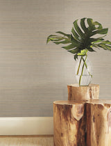 Ronald Redding Designs Tailored Abaca Shittake Wallpaper