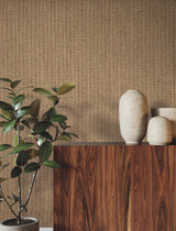 Ronald Redding Designs Basketweave Paperweave Cattail Wallpaper