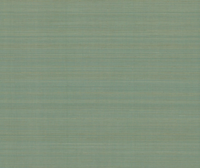 Ronald Redding Designs Tailored Abaca Seafoam Wallpaper