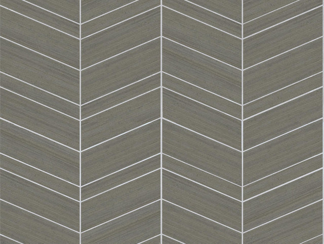 Ronald Redding Designs Chevron Abaca Portabella Wallpaper