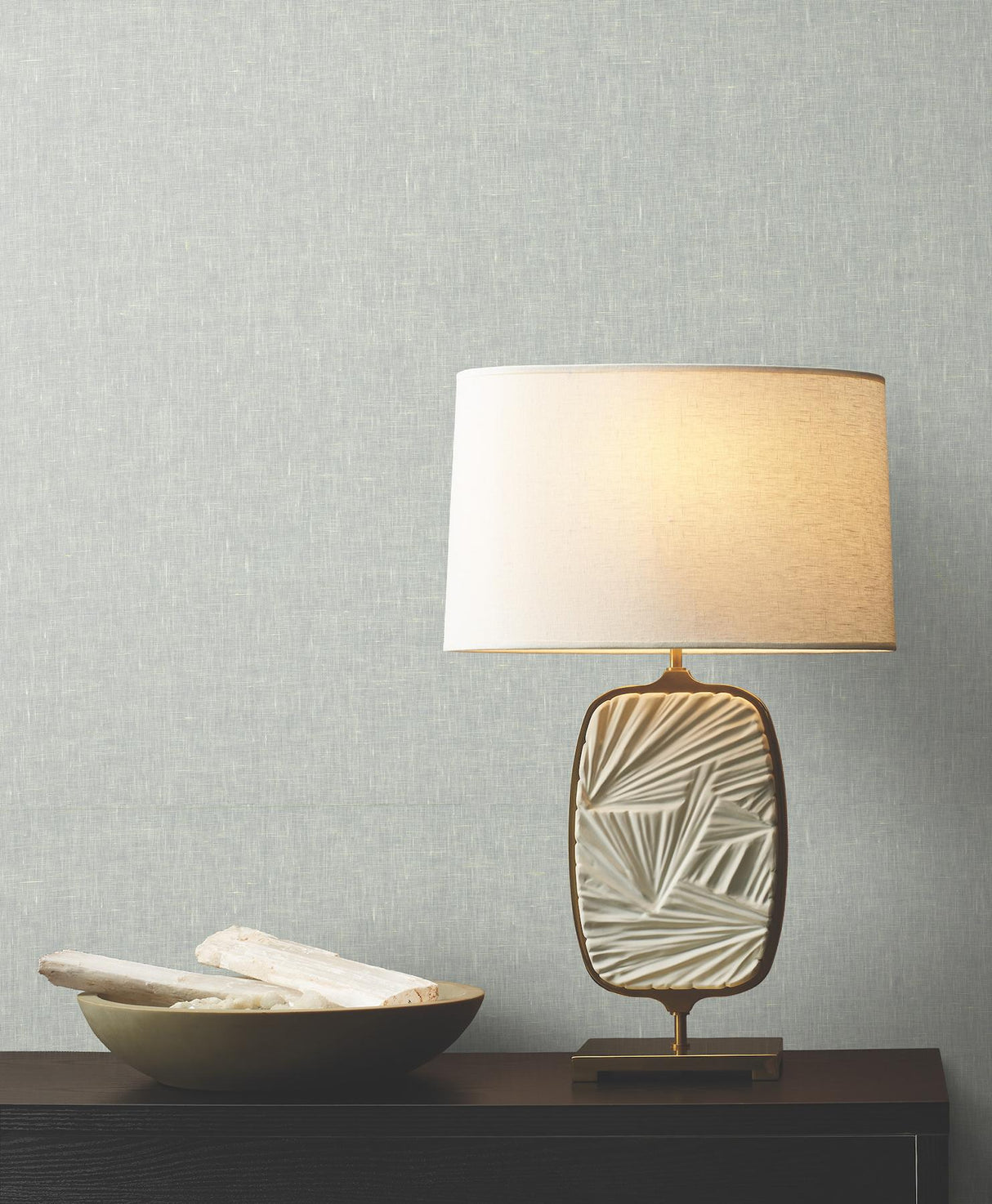 Ronald Redding Designs Sheer Linen Cloud Wallpaper