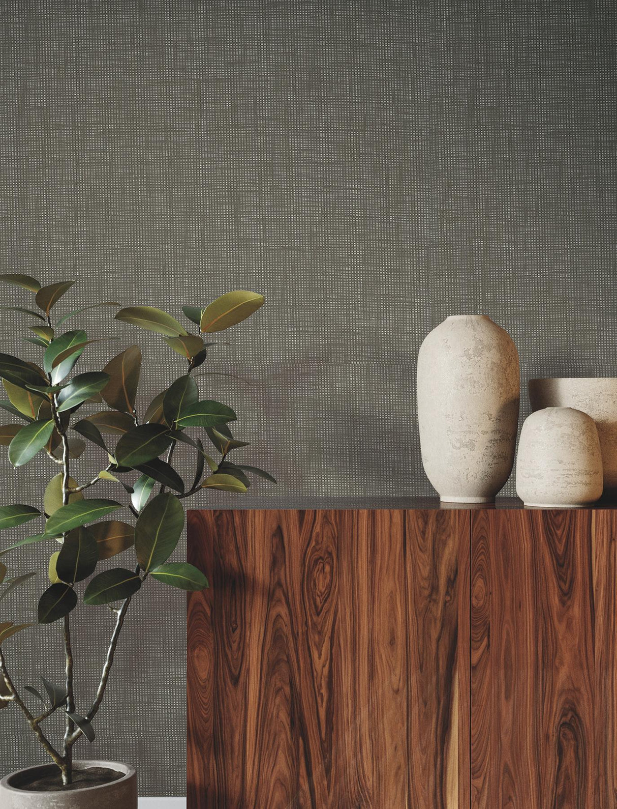 Ronald Redding Designs Loft Paperweave Portabella Wallpaper