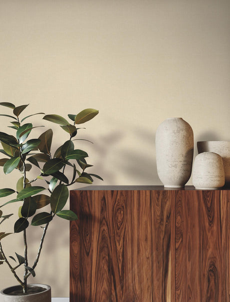 Ronald Redding Designs Elegant Linen Shell Wallpaper