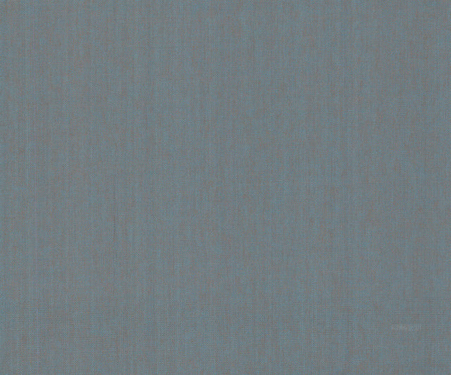 Ronald Redding Designs Check Paperweave Brown / Blue Wallpaper