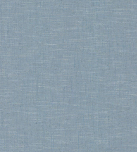 Ronald Redding Designs Combed Linen Cornflower Blue Wallpaper
