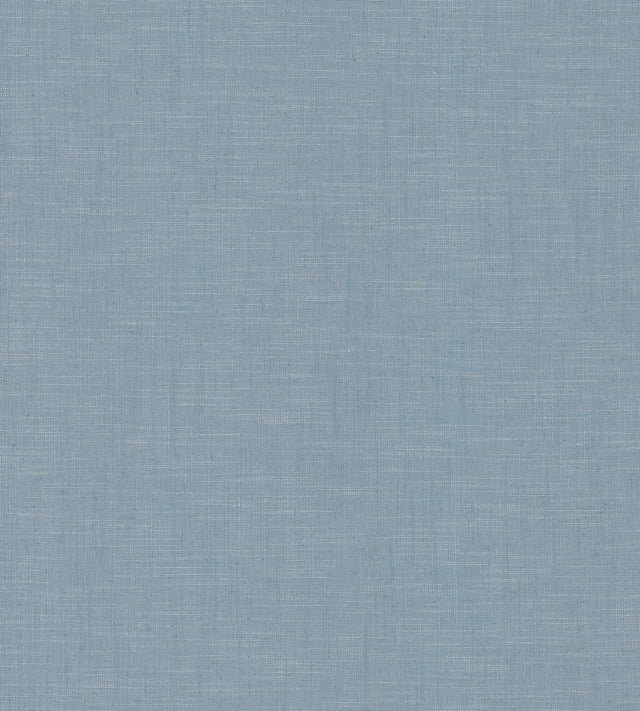 Ronald Redding Designs Combed Linen Cornflower Blue Wallpaper