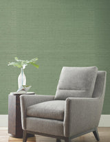 Ronald Redding Designs Horizontal Jute Evergreen Wallpaper