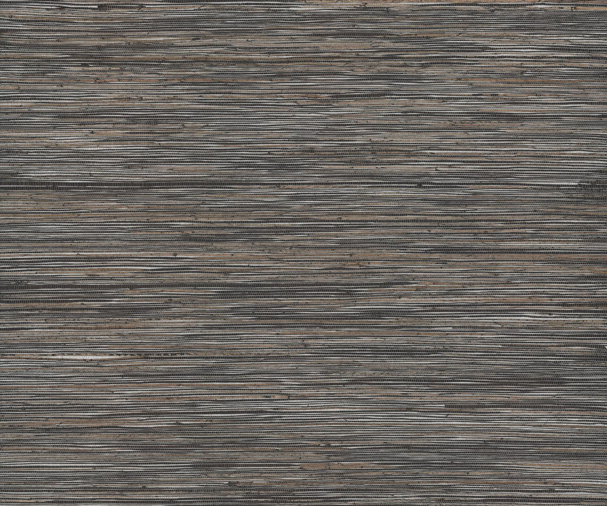 Ronald Redding Designs Shimmering Hemp Black / Silver Wallpaper