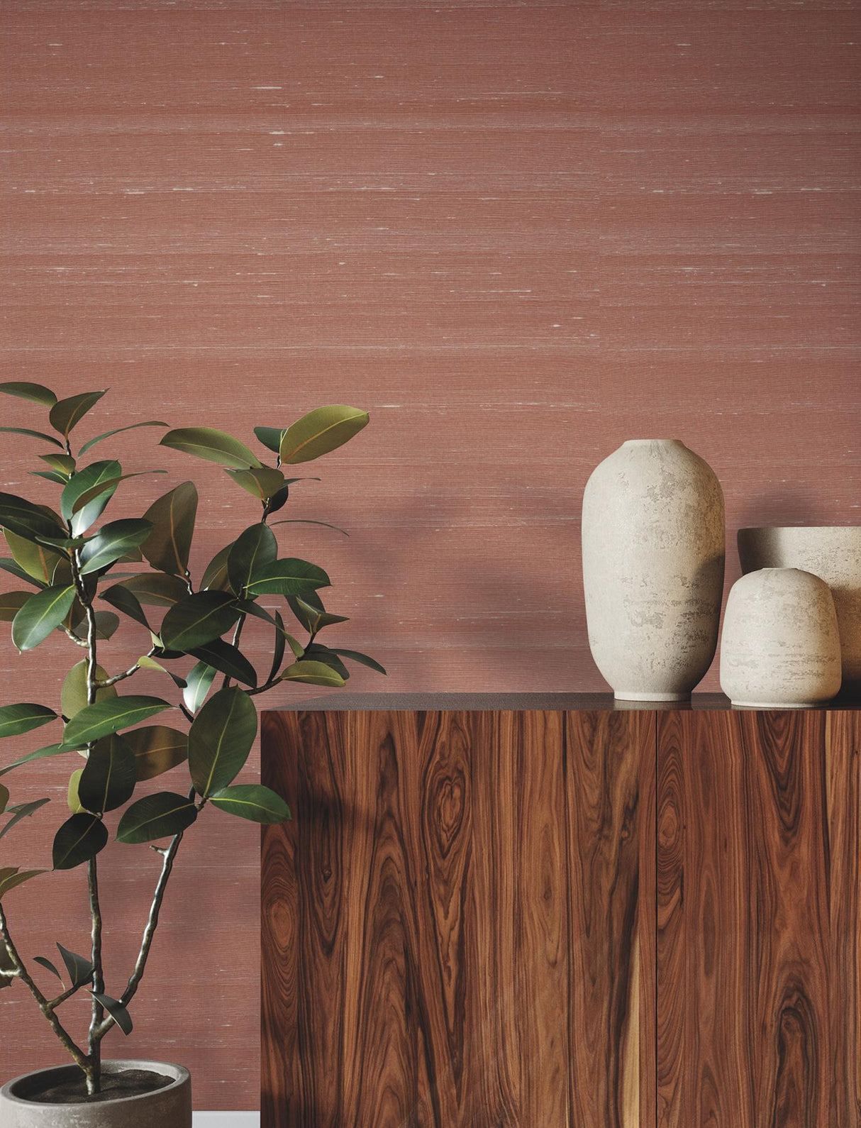 Ronald Redding Designs Silk Road Chinese Red Wallpaper