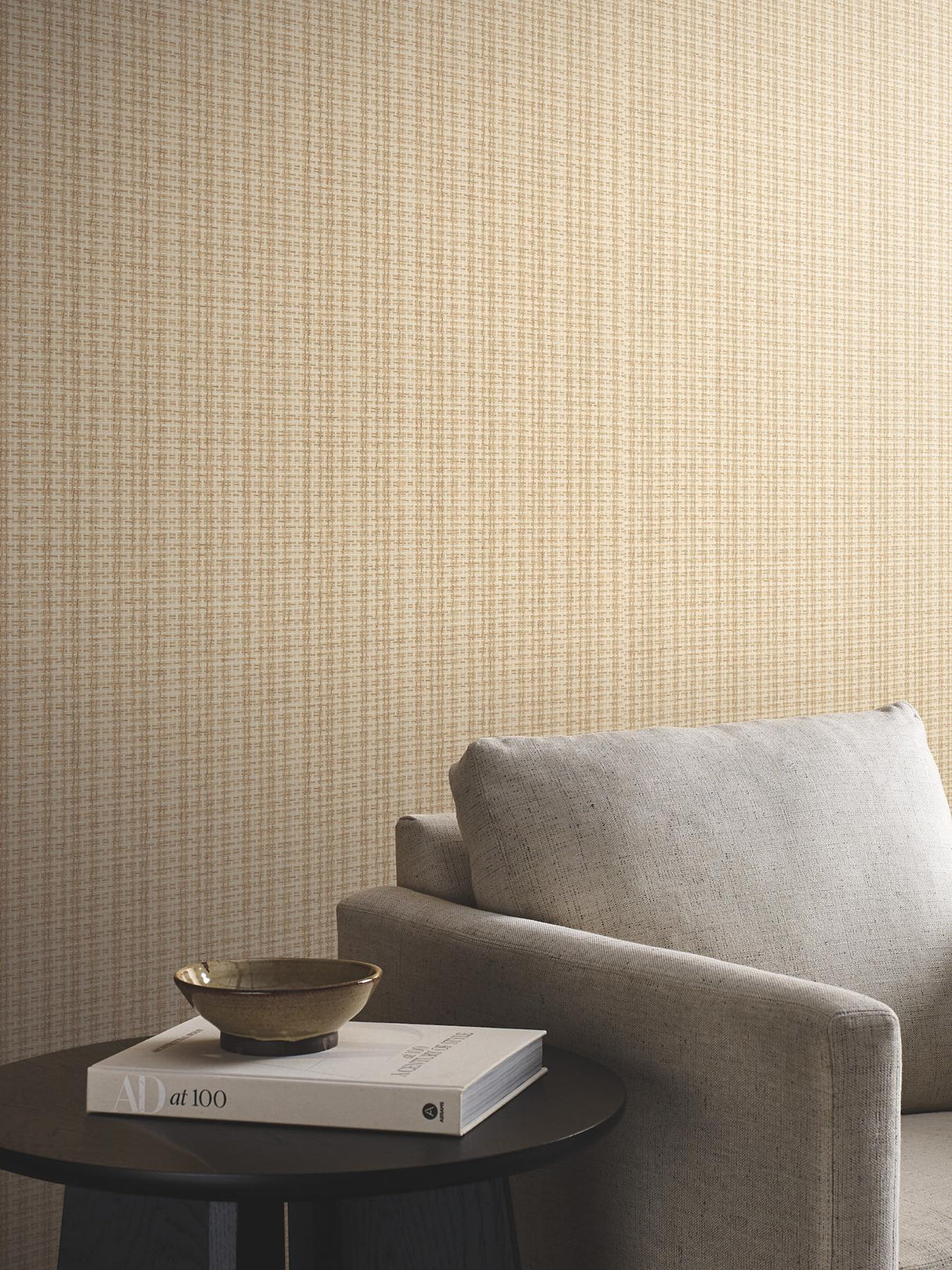 Ronald Redding Designs Twist Paperweave Wheat Wallpaper