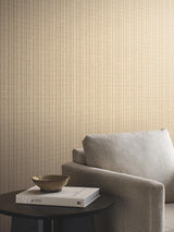 Ronald Redding Designs Twist Paperweave Wheat Wallpaper