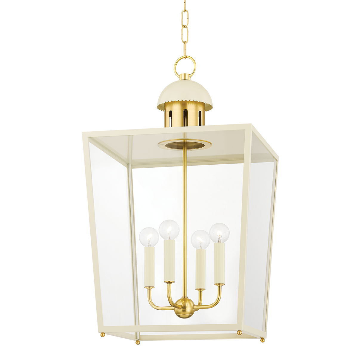 Mitzi June Aged Brass 16W x 16L x 28.25H Lantern