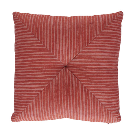 Schumacher Coral 16" x 16" Hallucination Tufted Pillow