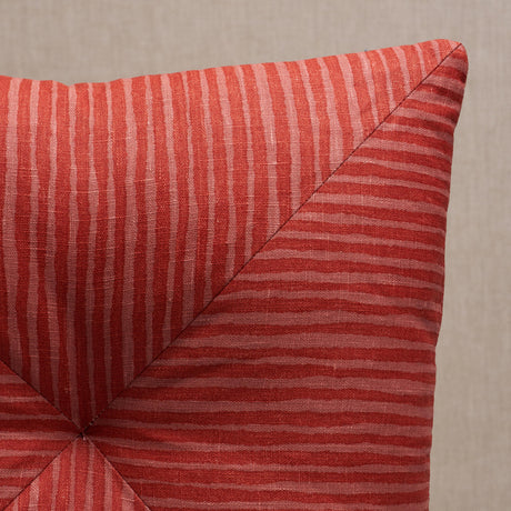 Schumacher Coral 16" x 16" Hallucination Tufted Pillow