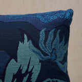 Schumacher Bleu 24" x 12" Lian Dream Pillow