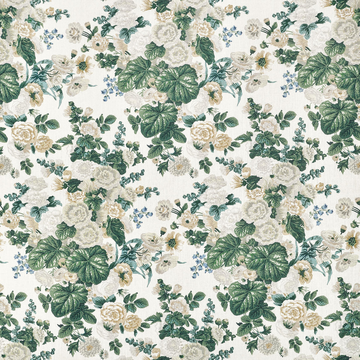Thibaut Hidcote White Fabric