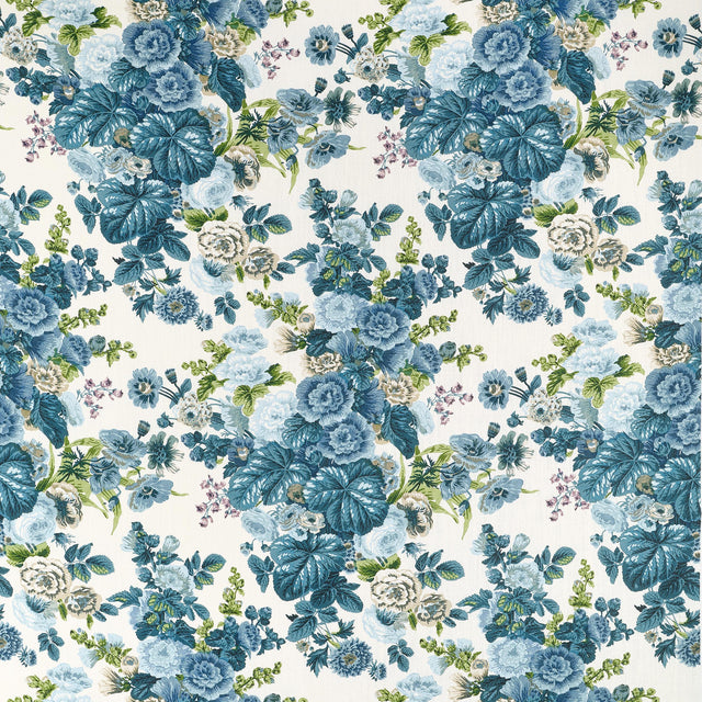 Thibaut Hidcote Lavender And Blues Fabric