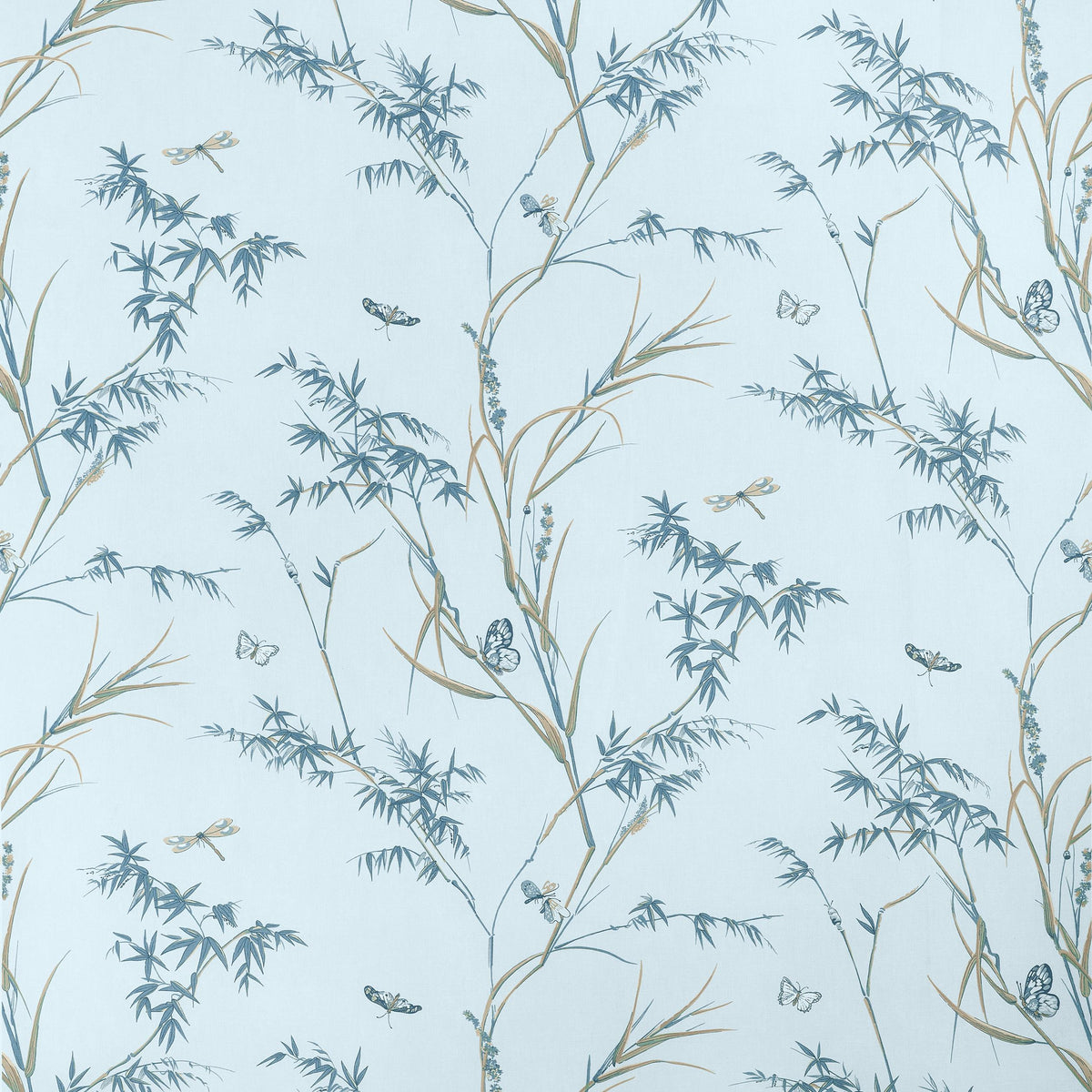 Thibaut Virginia Spa Blue Fabric