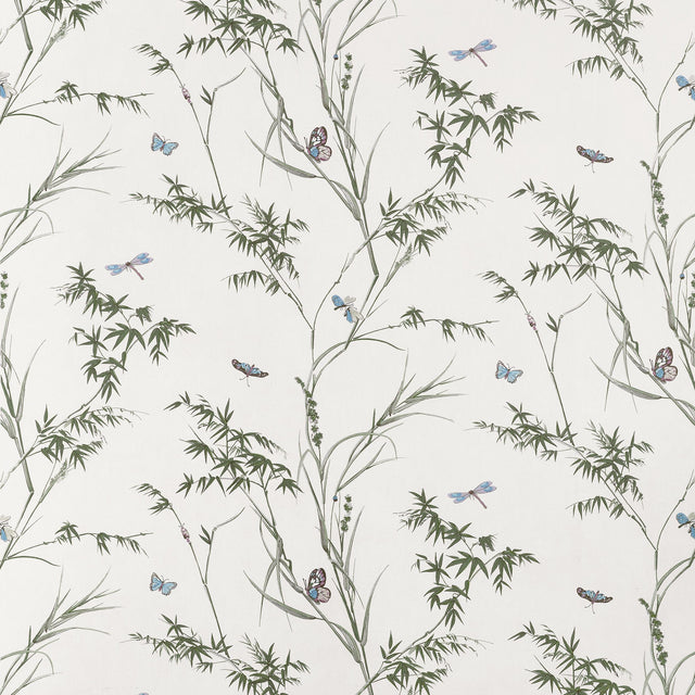 Thibaut Virginia Beige And Sage Fabric
