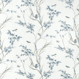 Thibaut Virginia Cream And Aqua Fabric