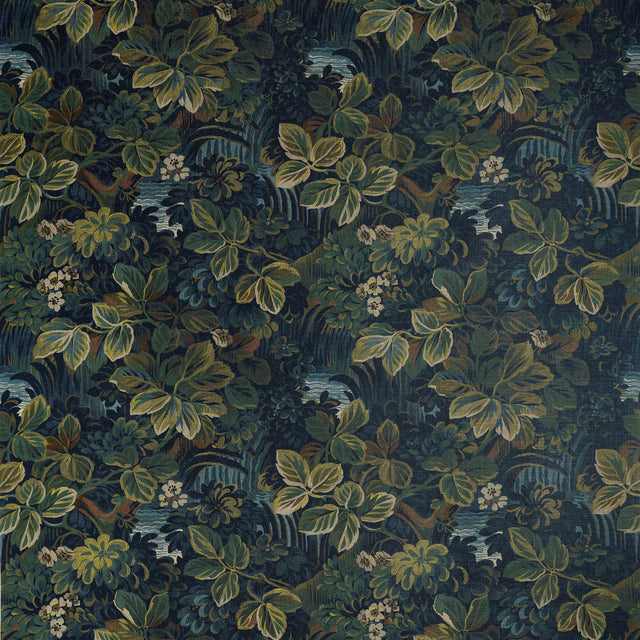 Thibaut Night Garden Midnight Fabric