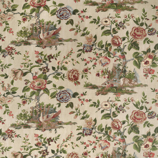 Thibaut Forest Lodge Flax Fabric