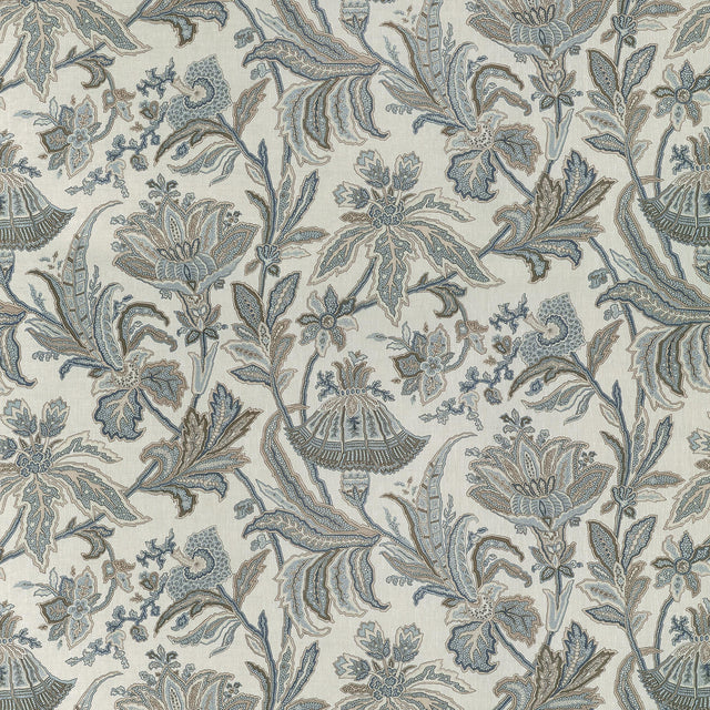 Thibaut Breckenridge Grey And Beige Fabric