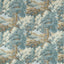 Thibaut Woodland Clearing Spa Blue Fabric