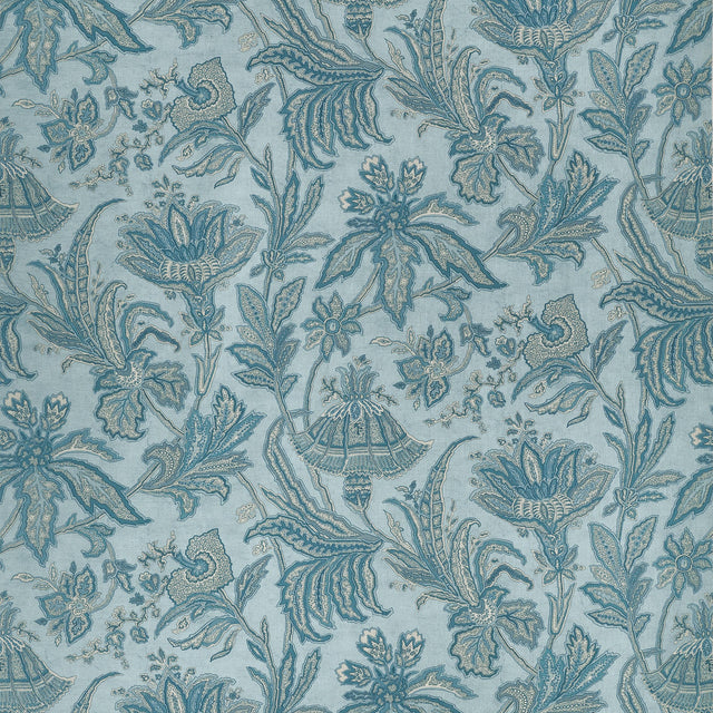 Thibaut Breckenridge Spa Blue Fabric