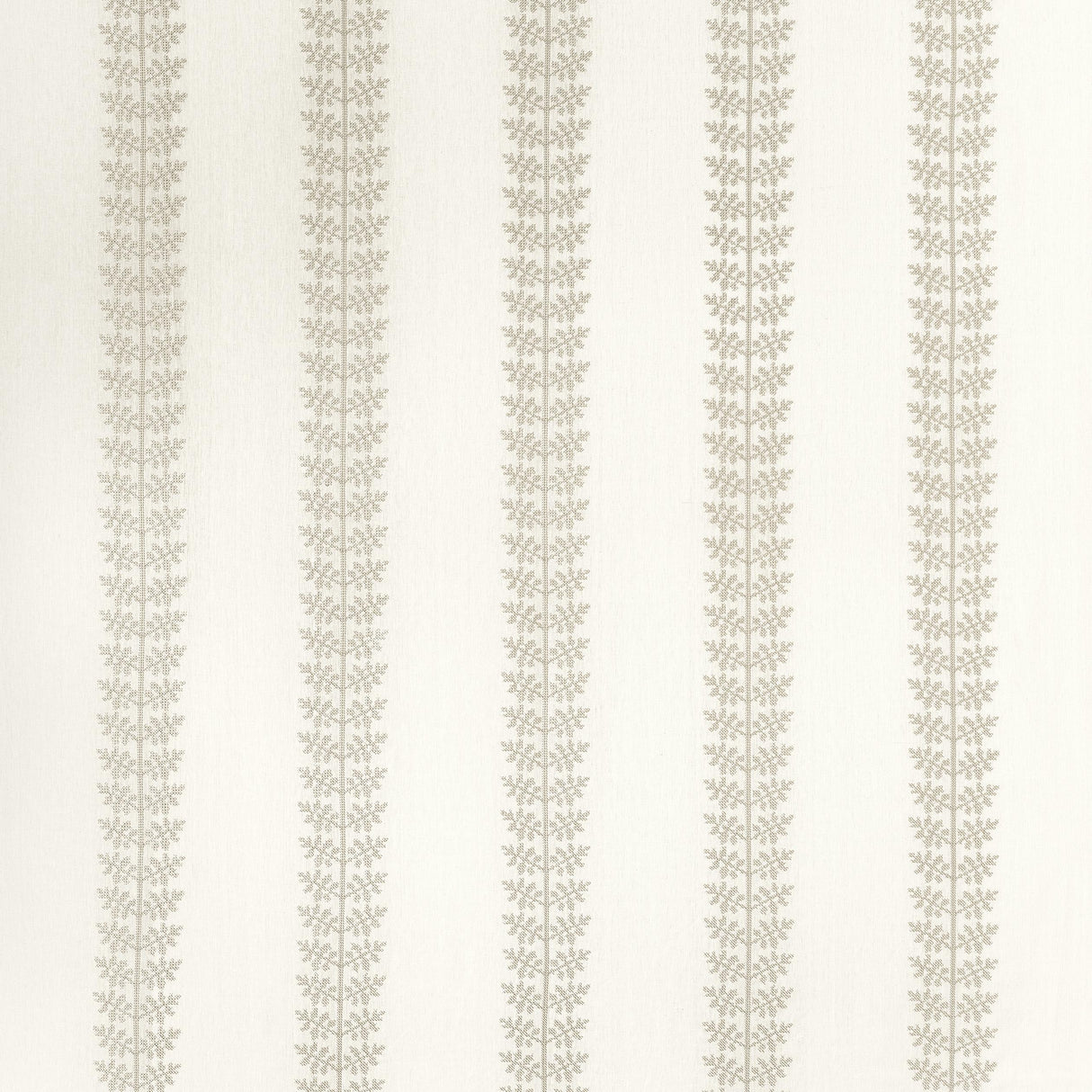 Thibaut Amble Embroidery Off White Fabric