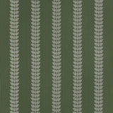Thibaut Amble Embroidery Olive Fabric