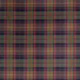 Thibaut Scot'S Plaid Olive And Cranberry Fabric
