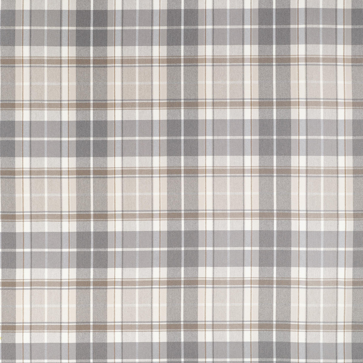 Thibaut Scot'S Plaid Beige Fabric