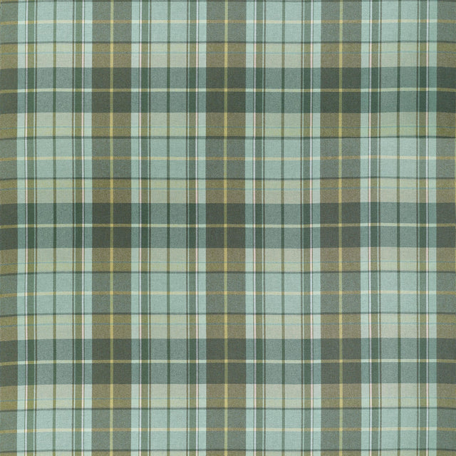 Thibaut Scot'S Plaid Sage Fabric