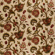 Schumacher Jacobean Printed Crewel Burnish Sage Fabric