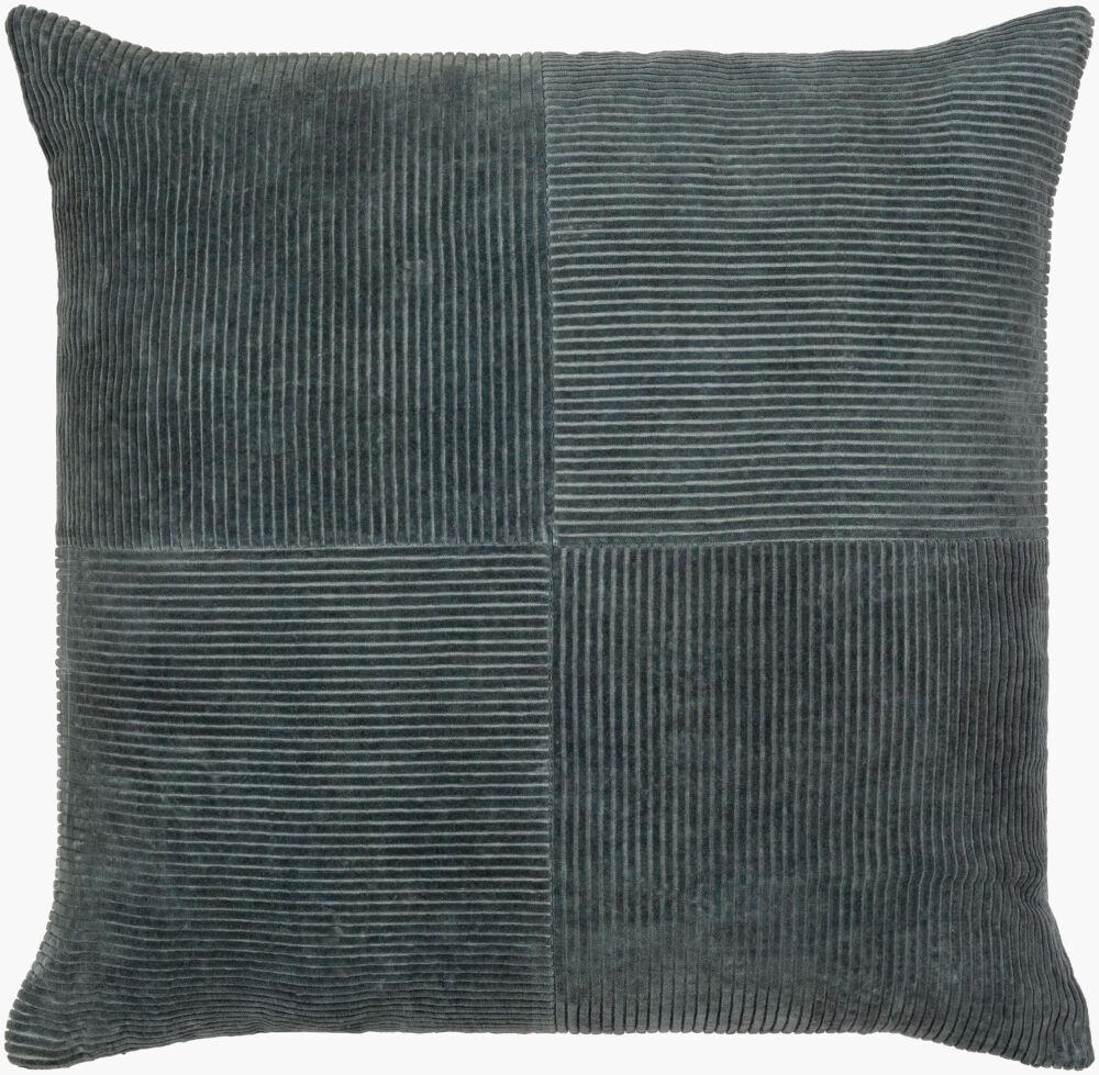 Livabliss Corduroy Quarters CDQ-002 22"L x 22"W Pillow