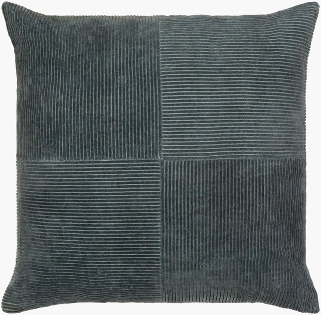 Livabliss Corduroy Quarters CDQ-002 22"L x 22"W Pillow